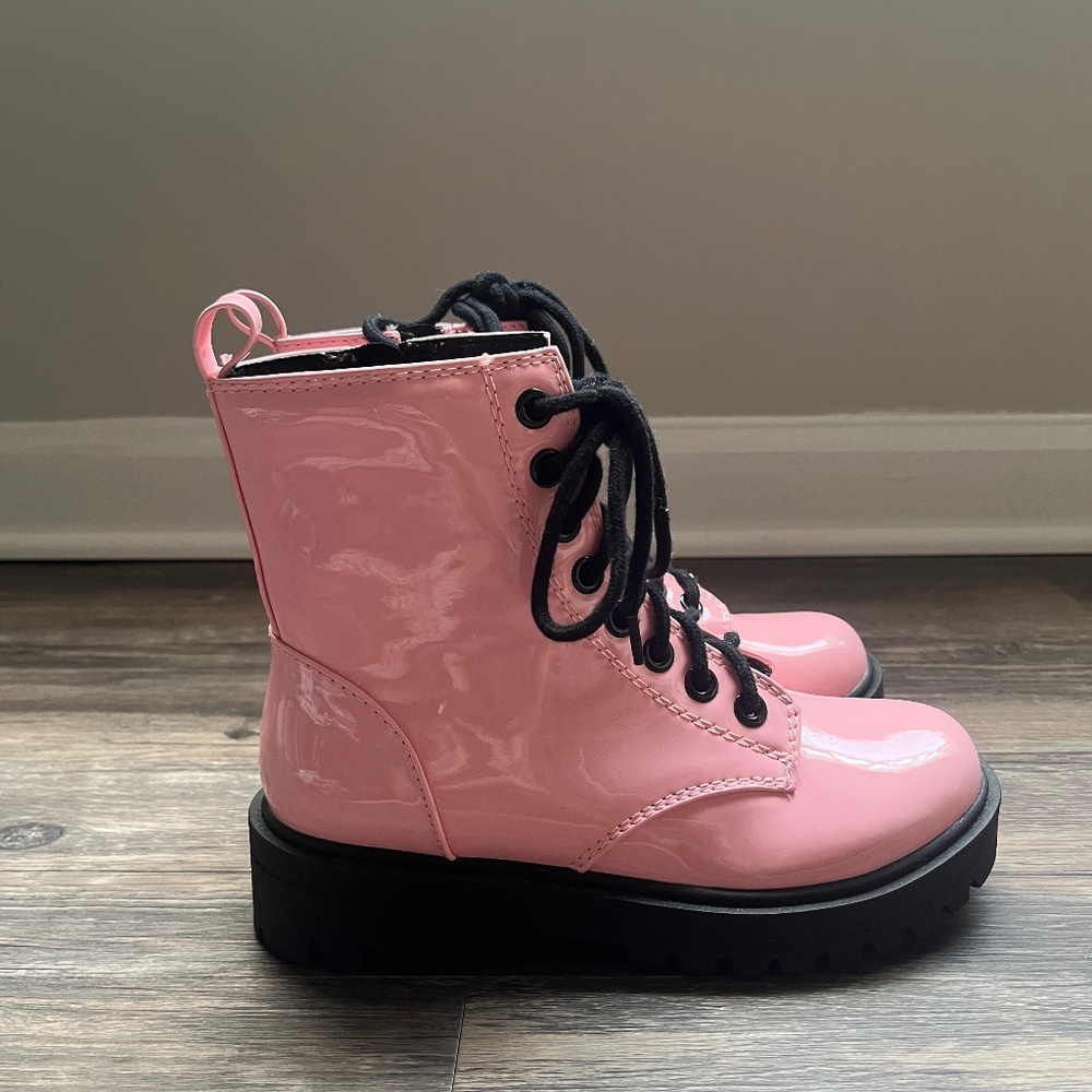 Pink boots
